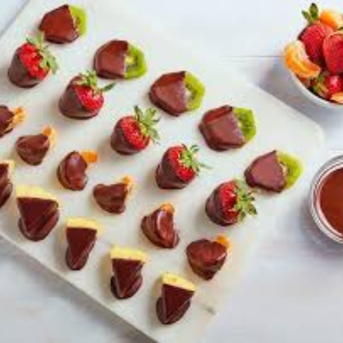 Chocolate-Coated Seasonal Fruits